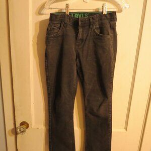 Levis Size 27 x 29 511 Black Denim Jeans Black Label Slim Fit Skinny